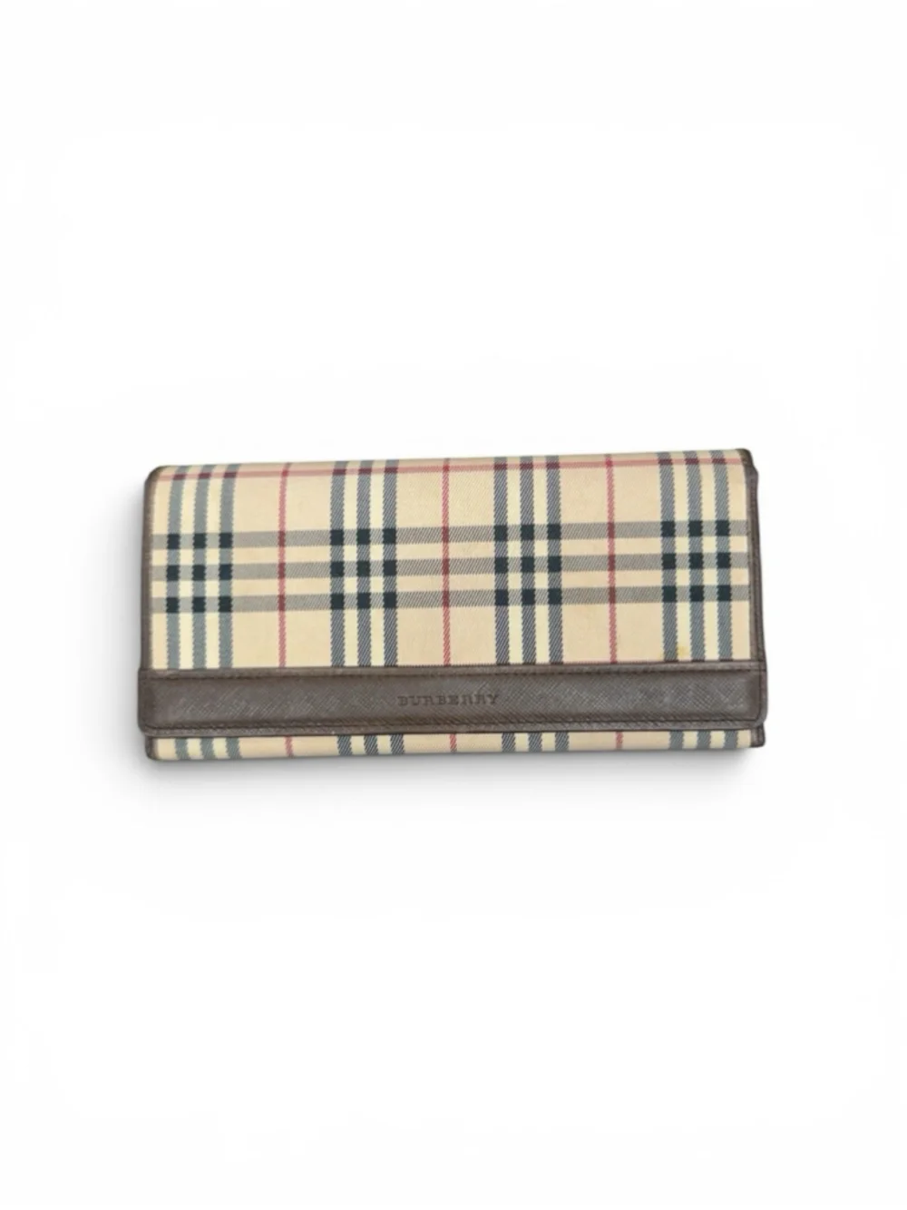 Burberry Nova Check Long Wallet – Beige & Brown Continental Wallet